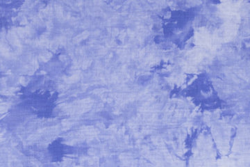 Restmenge 80 cm Musselin, Batik, blau
